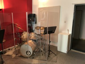 Schlagzeugunterricht Berlin - Unterrichtsraum